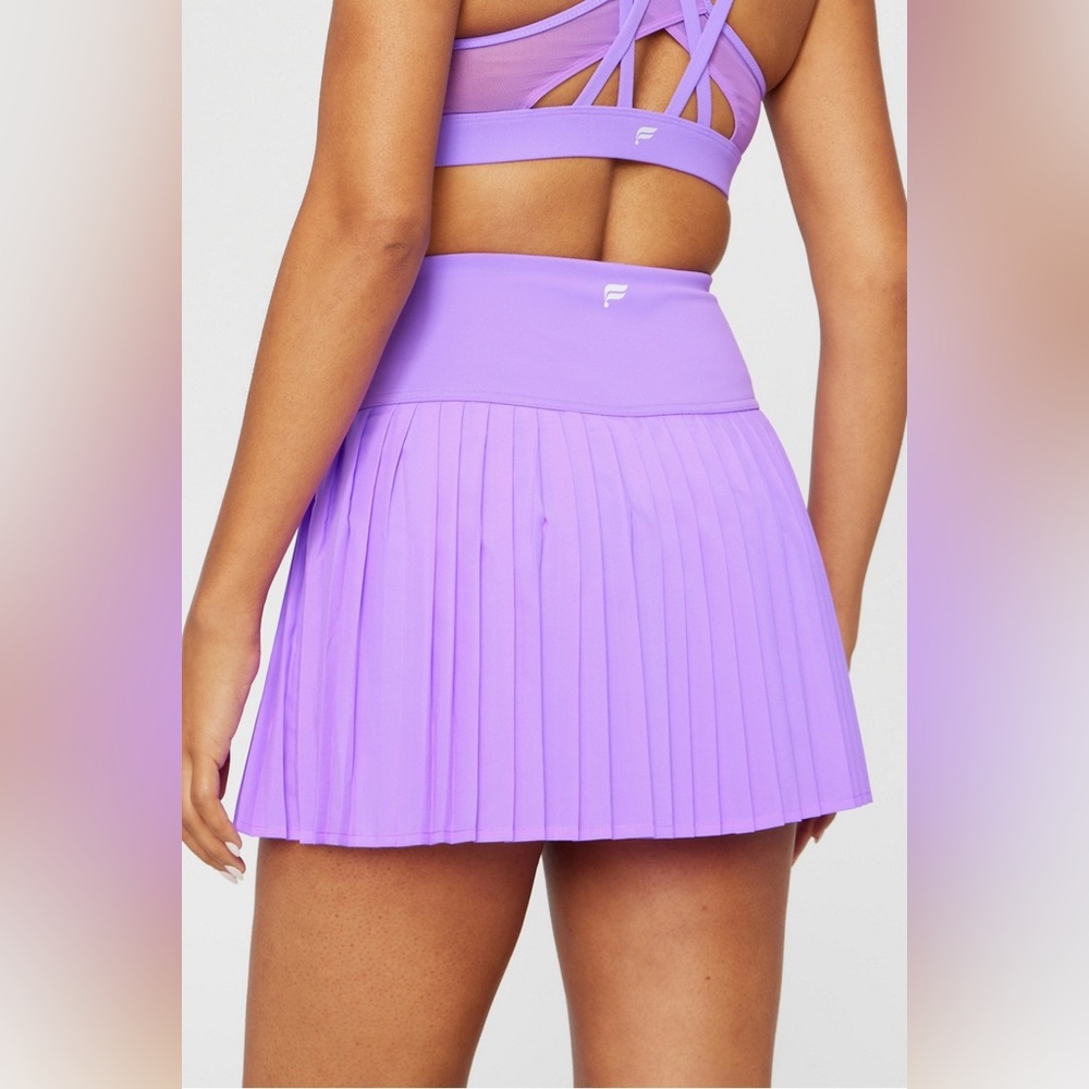 Fabletics Lavender Pleated Athletic Skirt
